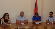 Հերթական գործակարգավարական խորհրդակցությունը ՀՀ Վայոց ձորի մարզպետ Արագած Սաղաթելյանի մոտ 