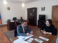 Հանդիպում ՀՀ Վայոց ձորի մարզպետ Արարատ Գրիգորյանի մոտ