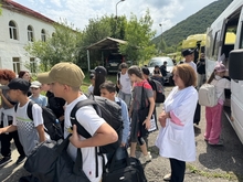 Երեխաների հերթական խումբը մեկնեց ճամբար Երեխաների հերթական խումբը մեկնեց ճամբար