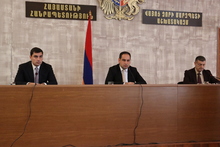 ՀՀ ՏԿԵ նախարար Դավիթ Խուդաթյանը Վայոց ձորի մարզպետի աշխատակազմին է ներկայացրել նորանշանակ մարզպետին ՀՀ ՏԿԵ նախարար Դավիթ Խուդաթյանը Վայոց ձորի մարզպետի աշխատակազմին է ներկայացրել նորանշանակ մարզպետին