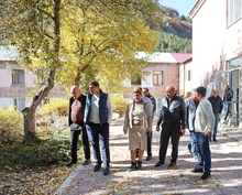 Դիտարկվել է դպրոցի  շինարարական աշխատանքների ընթացքը