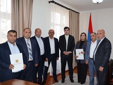  ՀՀ Վայոց ձորի մարզպետ Վահագն Արսենյանը հյուրընկալել է մարզի համայնքների ղեկավարներին