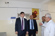 Վայոց ձորի մարզպետ Վահագն Արսենյանն այցելել է Եղեգնաձորի պոլիկլինիկա