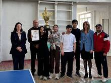      Բարձրունու միջնակարգ դպրոցի և Եղեգնաձորի վարժարանի թիմերը՝ &laquo;ՀՀ Վարչապետի գավաթ&raquo; սիրողական սեղանի թենիսի մրցույթի մարզային փուլի հաղթողներ