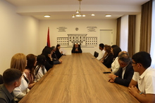 Հանդիպում օլիմպիադաների հանրապետական փուլում լավագույն արդյունքներ ցուցաբերած աշակերտների հետ